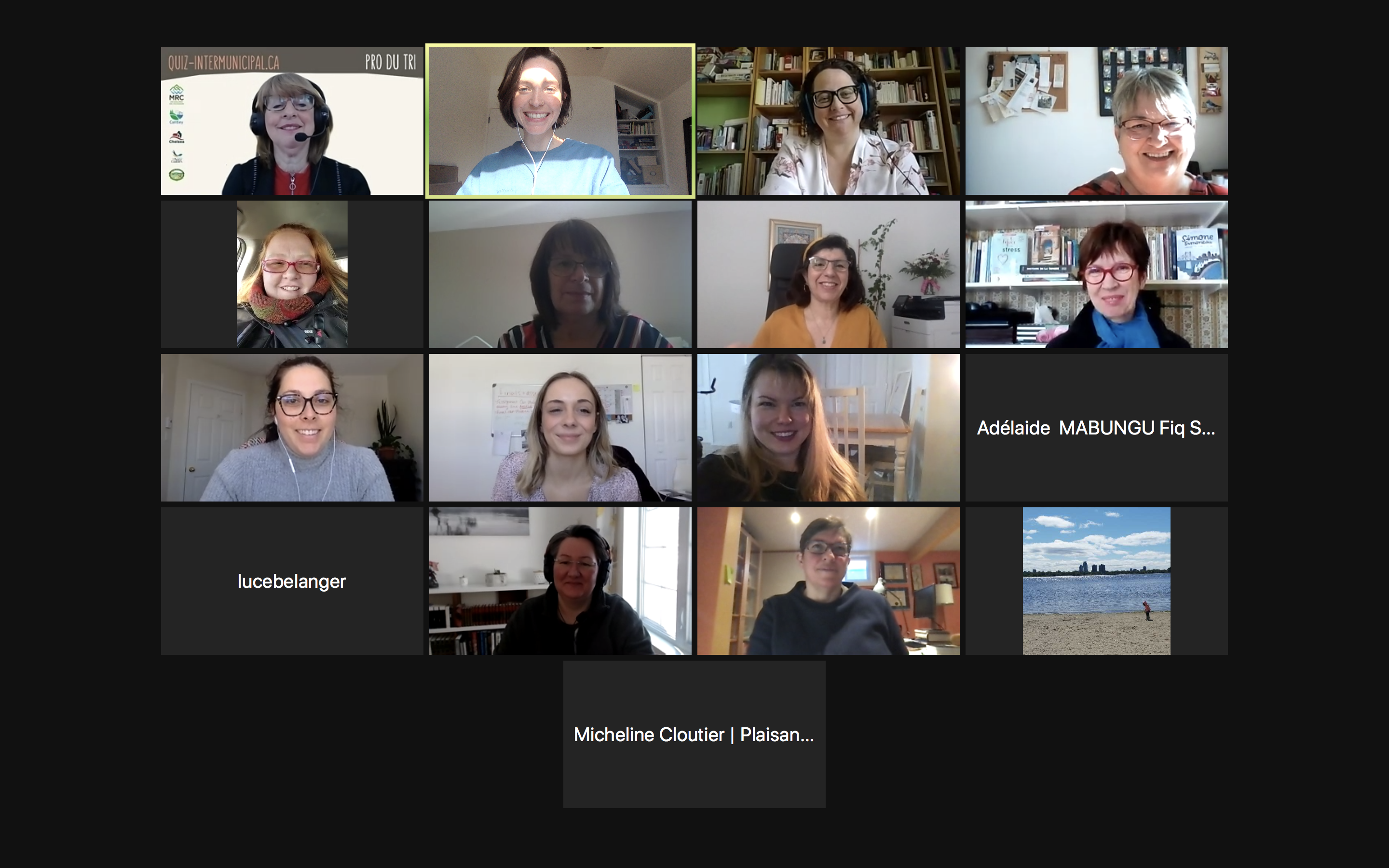 Photo de la formation du 17 février 2021